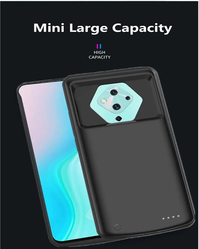 KQJYS 6500 мАч чехол для внешнего аккумулятора VIVO S5 Чехол для внешнего аккумулятора чехол для внешнего аккумулятора для VIVO S5 Чехол для зарядки