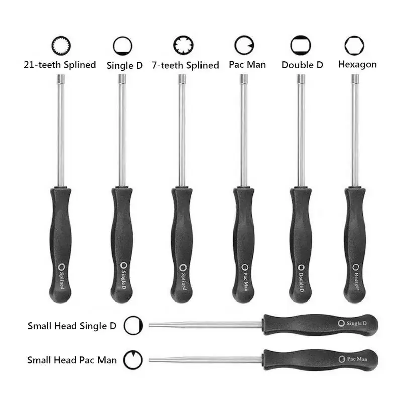 8PCS Screwdriver Spline Carburetor Adjustment Screwdriver Carb Tool Splined Kit Tool Kit Hand