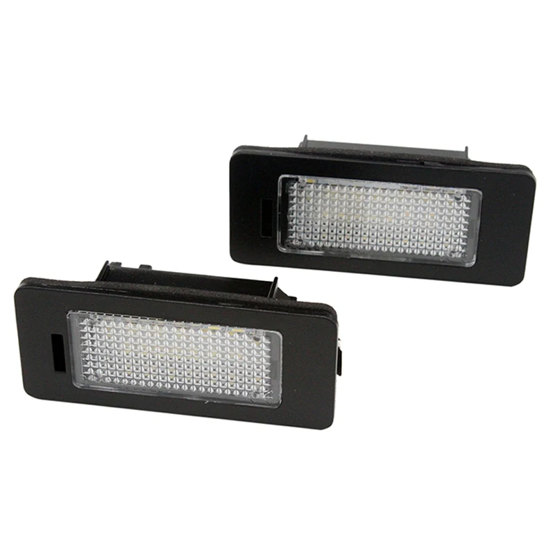 HAUSNN 2X Car LED 24SMD License Plate Light Number Lamp 12V for Skoda Fabia Superb Yeti | Автомобили и мотоциклы