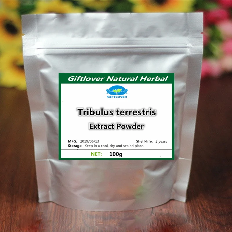 100% чистый натуральный экстракт трибула Terrestris порошок с Saponins Tribulis высокое