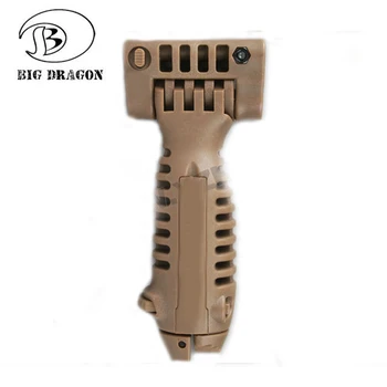 

BIG DRAGON Grip Foregrip Tactical Airsoft Hand Grip Rifle AEG Hunting Foregrip for 20mm Picatinny Rail Gel Ball Toy Accessory