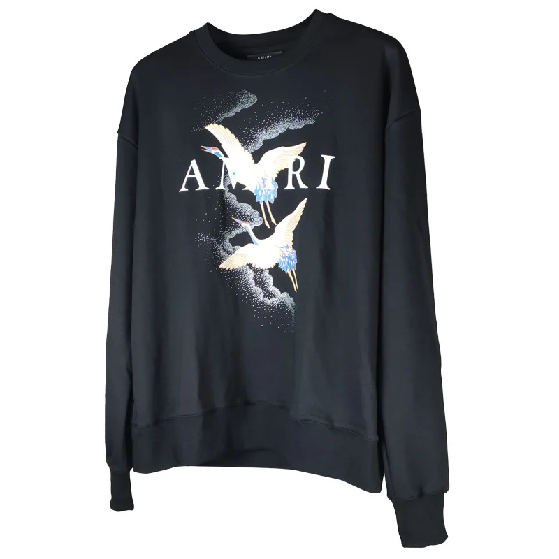 black amiri moletom com capuz