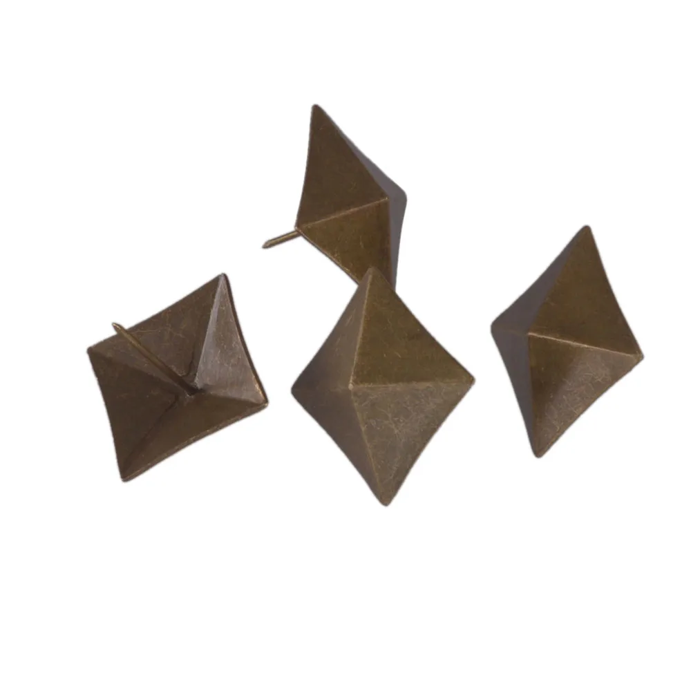 100 шт латунные гвозди бронзовые винтажные замены Квадратные антикварные