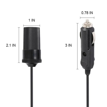 

12V Extension Cable 5 Meter Adapter Socket Charger Interior Accessories