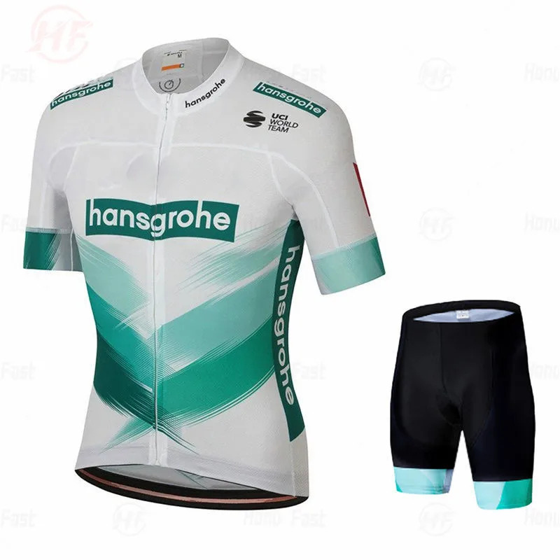 Новинка 2020 Boraing Hansgrohe комплект велосипедных Джерси с коротким рукавом