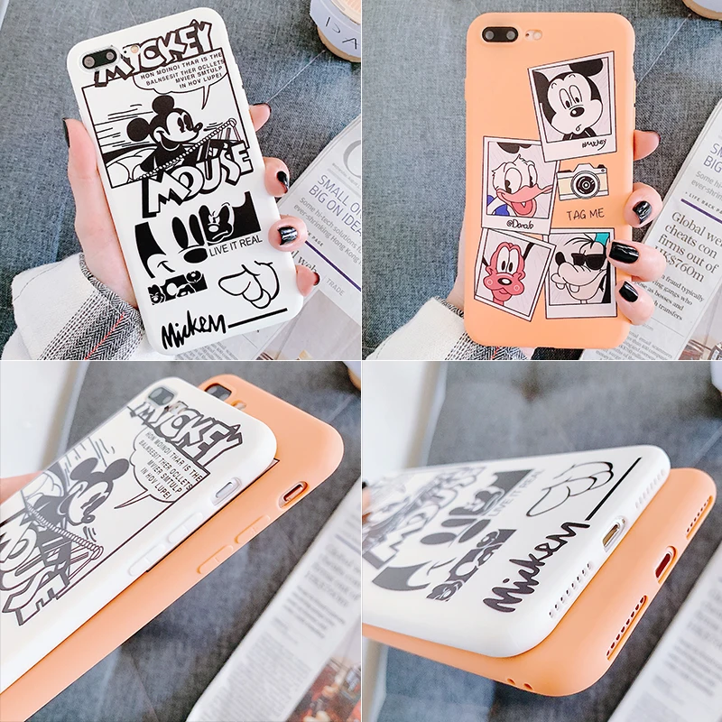 Милый мультяшный чехол для телефона Apple iphone 6 6s 7 8 plus x xs xr max 11 Чехлы для телефона из термополиуретана силиконовый Задний Бампер Мягкий защитный чехол