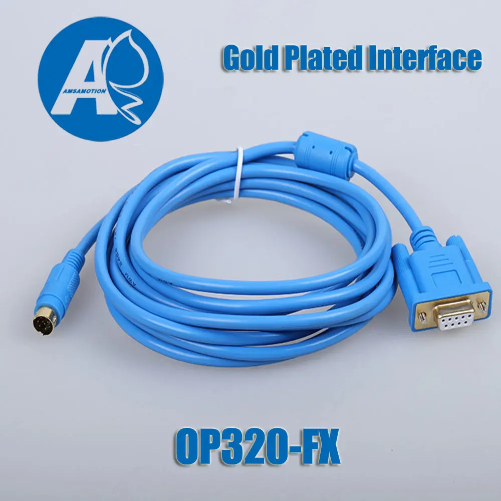OP320 FX для Xinje MD204L A Сенсорная панель ЧМИ подключения Mitsubishi серии PLC Кабель