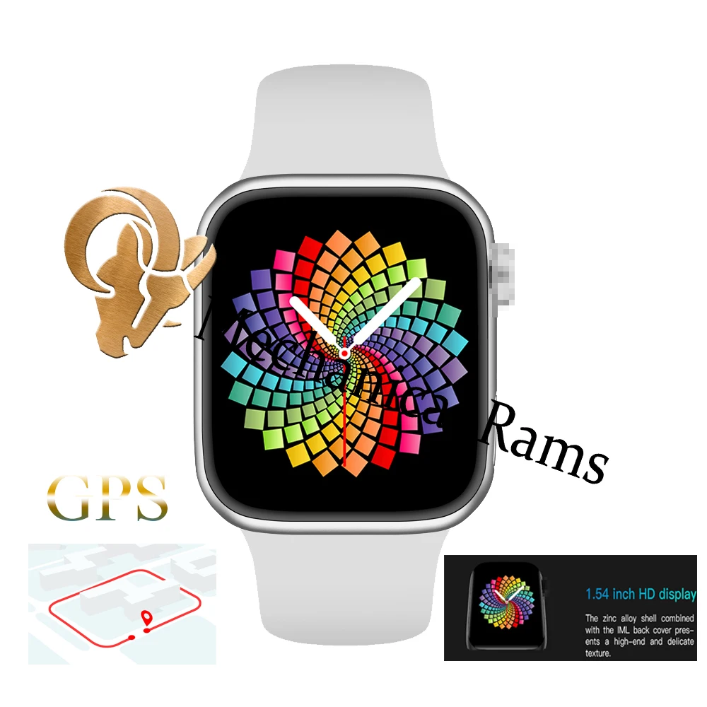 IWO 12 Smartwatch 44 мм часы для Android IOS phone Series 5 мужчин и женщин Finness Bluetooth Call Music Smart Watch