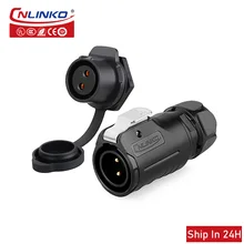 

Cnlinko LP20 waterproof connector 2.3.4.pin IP67 industrial power plug for outdoor medical car medical tractor free shipping