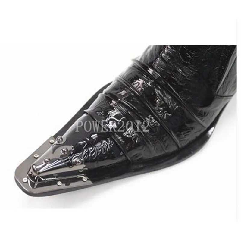 ntparker 2020 New vintage Rock Leather Man's Leather Shoes