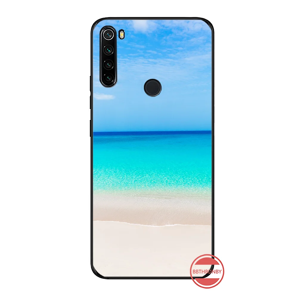 island sea Waves Beach spray ocean DIY Painted Bling Phone Case For Xiaomi Redmi Note 4 4x 5 6 7 8 pro S2 PLUS 6A PRO xiaomi leather case design Cases For Xiaomi