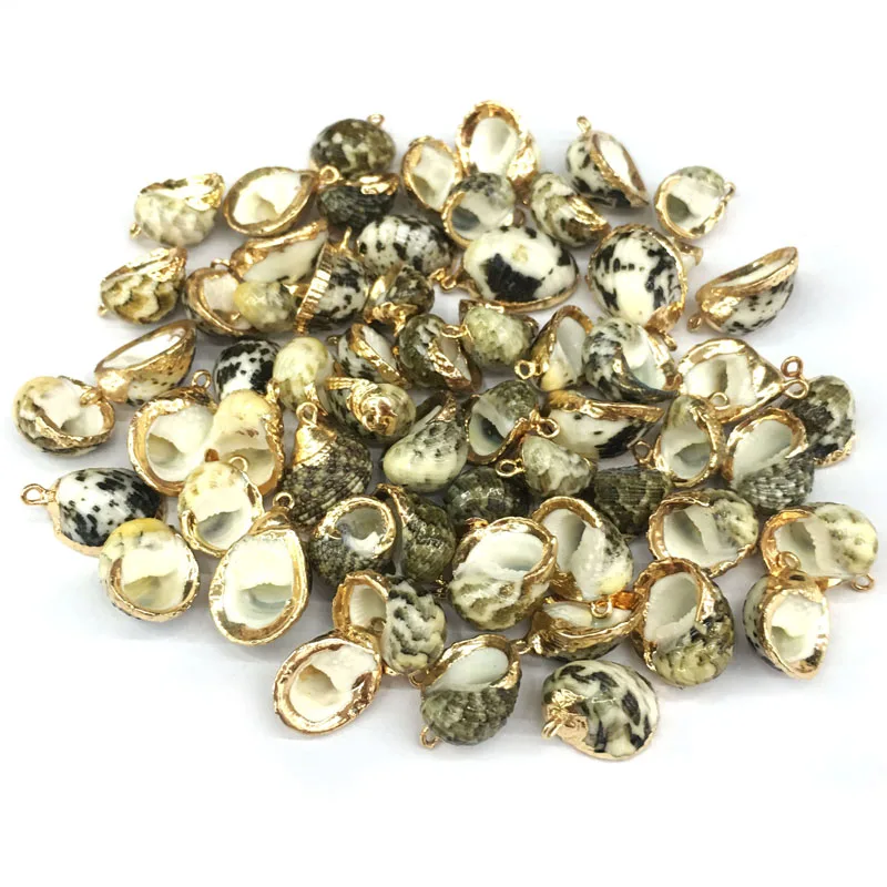 

Natural Shell Conch Pendants Charms Necklace Pendant for Jewelry Making DIY Bracelet Necklaces Earrings Accessories Size 12x18mm