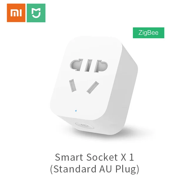 ZigBee Socket AU Xiao mi jia умная розетка ZigBee/wifi версия приложения дистанционное управление таймер Обнаружение мощности работа с mi jia mi home APP - Цвет: ZigBee Socket AU
