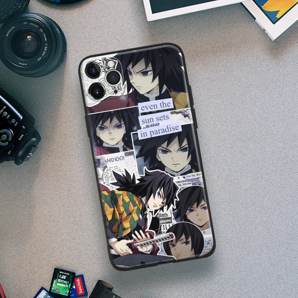 Чехол Giyu Tomioka Kimetsu No Yaiba из аниме для телефона IPhone 11 12 Mini Pro XS Max X XR 6s 7 8 Plus SE Мягкий