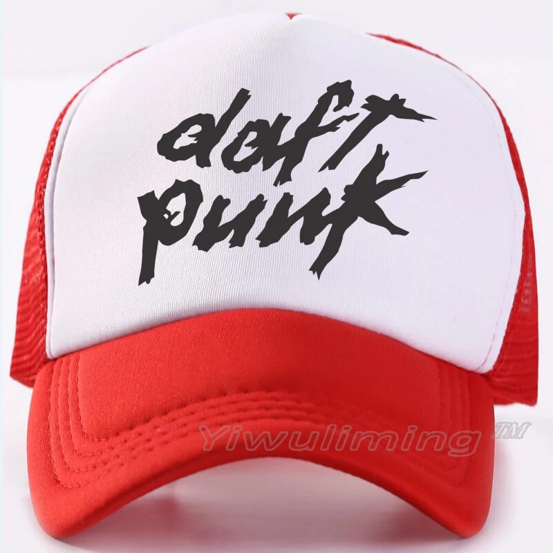 4 Бренд Daft Панк бейсболки женские мужские Snapback сетчатая шапка Дальнобойщик открытый спортивный, для укрытия кепки дропшиппинг - Цвет: 4
