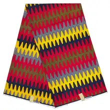 Анкара ткань воск африканская ткань хлопок Высокое качество Африканский Воск принты ткань мягкий воск Ткань 6 ярдов для платья 017