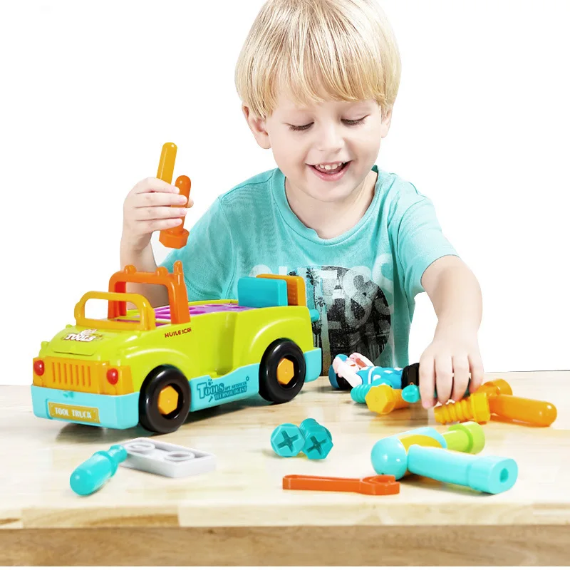 

[-] Department of Music 789 Electric Disassembly CHILDREN'S Toy Car Screw Tools Engineering Vehicle Educational Assembled