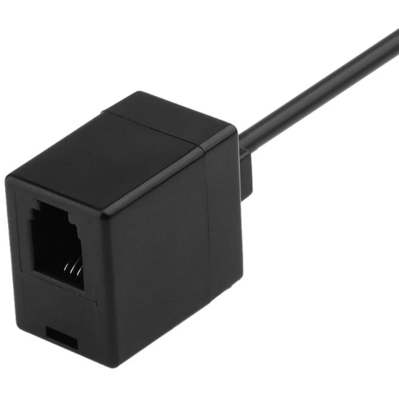 2 шт. RJ9 адаптер сплиттер кабель 4P4C удлинитель от вилки к розетке для AVAYa