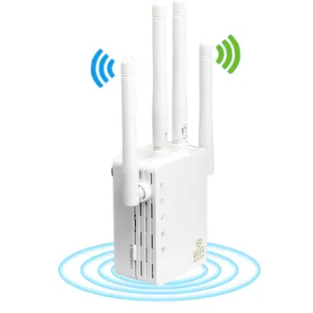 

1200M Wireless WIFI Repeater Amplifier 5.8G Dual Frequency Home Router High-Power Amplifier Router Wireless Range Extender