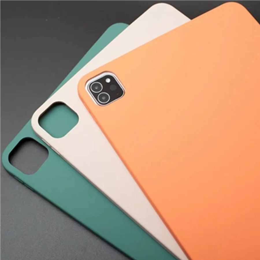 

For Apple Ipad air1 2 7.9 Inch Protective Cover All-Inclusive For Ipad Pro 11 12.9 Inch 2020 tablet Liquid Silicone Shell Case