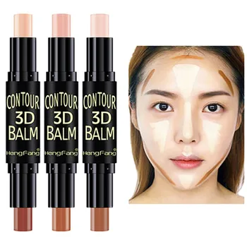 

2-In-1 3D Contour Pen Stick Double-ended Contouring Brighten Highlighters Face Concealer Makeup Full Cover Maquiagem Maquillaje