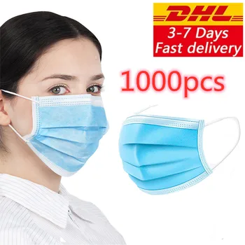 

DHL free respirator 200 / 300 / 500 / 1000 disposable respirator respirator dust proof anti virus influenza genuine safety mask
