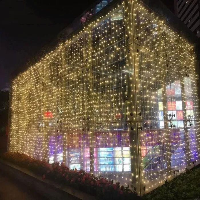 

Curtain Lights LED Colored Lamp Dreamy Romantic Bedroom Live Room Background Decorative String Lights GIRL'S Heart Waterfall Han