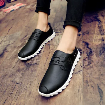 

2019 Men's Leather Casual Shoes Moccasins Men Loafers Luxury Brand Spring New Fashion Sneakers Male Boat Shoes Suede S7-54