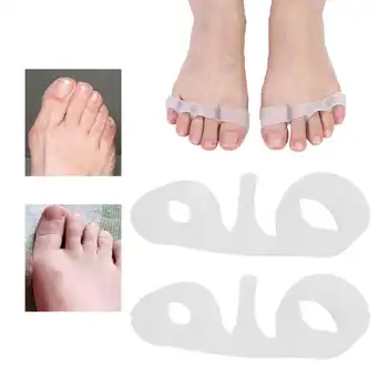 

5 Pairs Unisex Hallux Valgus Correction Toe Separator Soft Elastic Toe Separation Tool Ingrown Nail Toe Separator