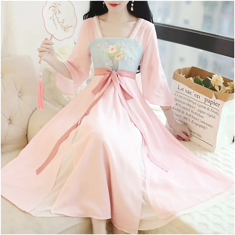 2020 новые летние женские платья модное платье Hanfu | Женская одежда