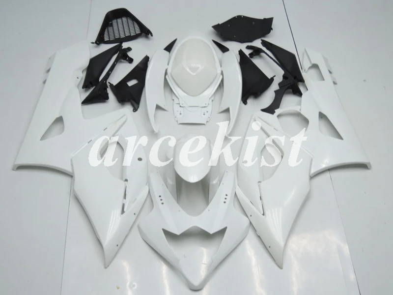 

4Gifts New ABS Motorcycle Full Fairings Kit Fit for Suzuki GSX-R1000 K5 2005 2006 GSXR1000 05 06 bodywork set White