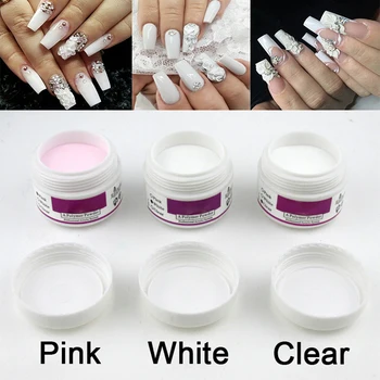 

28g Color Acrylic Powder Pink White Clear Carving Crystal Polymer System Building Powder for Nails Manicure Nailart Decorations