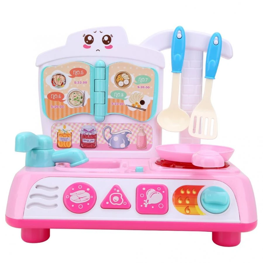 kitchen play set with light and sound