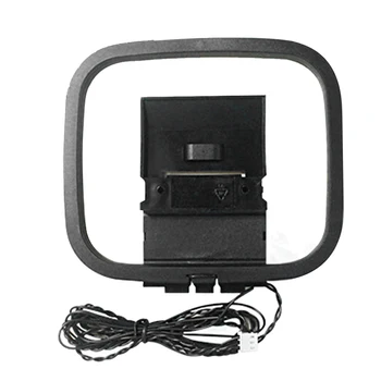 

Universal Anti Corrosion For Radio Stereo Receiver Office FM TV AM Loop Antenna 2 Pin Audio Signal Transmission Stable PVC HIFI