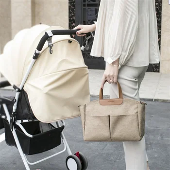 

Baby Stroller Bag Nappy High Capacity Mummy Handbag WaterProof Travel Portable Organizer Diaper Bags Cart Hanging Bag
