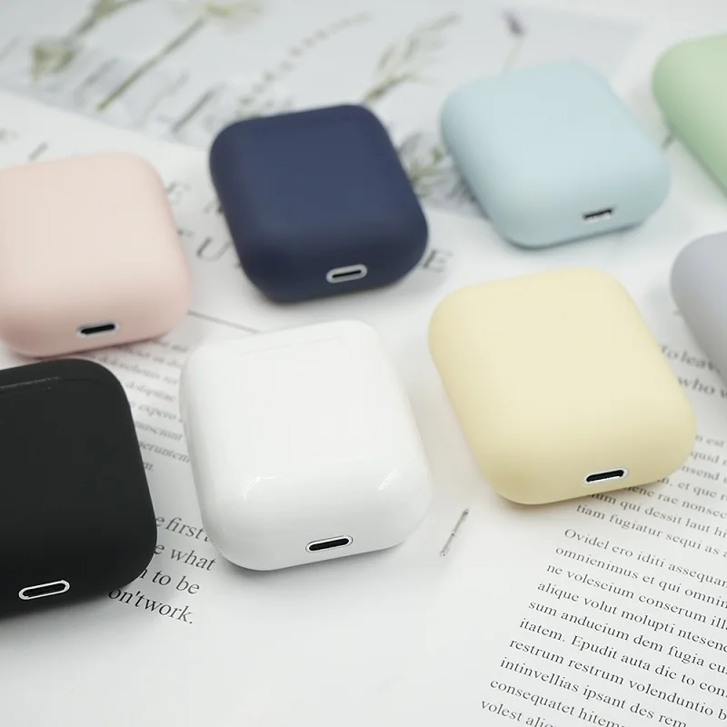 Bluetooth наушники Macaron i12 tws беспроводные наушники Bluetooth гарнитуры спортивные наушники всплывающие слуховые аппараты для дропшиппинг