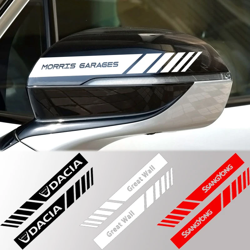 Автомобильная наклейка на зеркало заднего вида украшение для Renault Koleos Clio Laguna 2 Megane