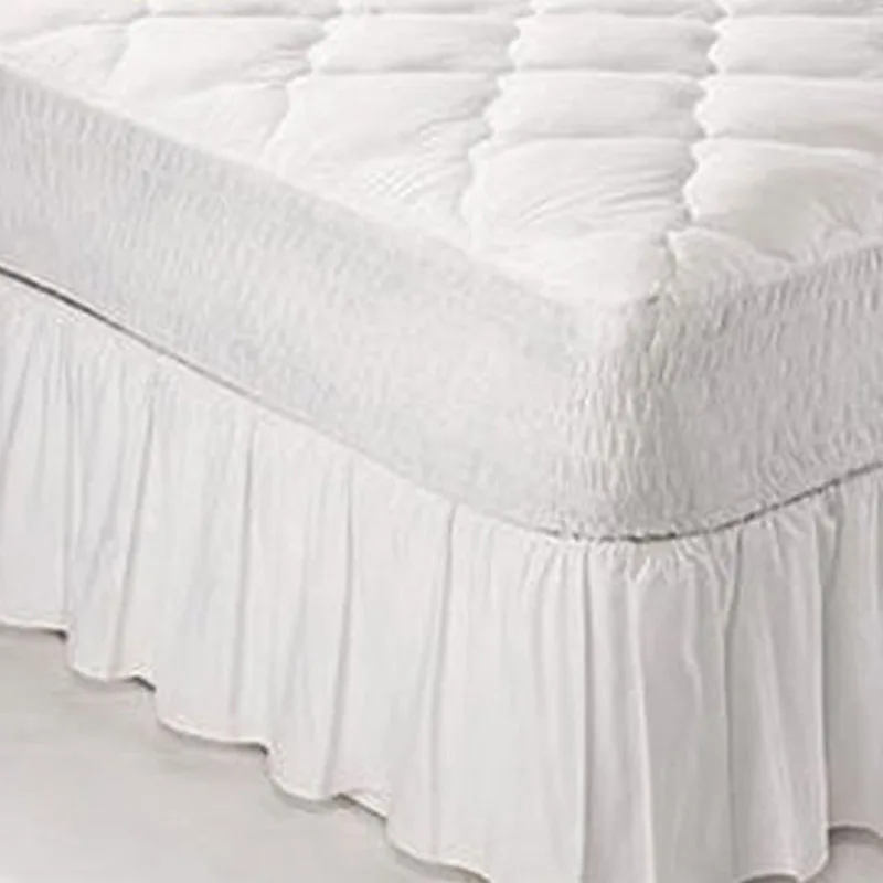 Однотонная домашняя гостиничная кровать, юбка, постельное покрывало для спальни, кровать, юбка, простыня, постельное белье, протектор, домашний текстиль