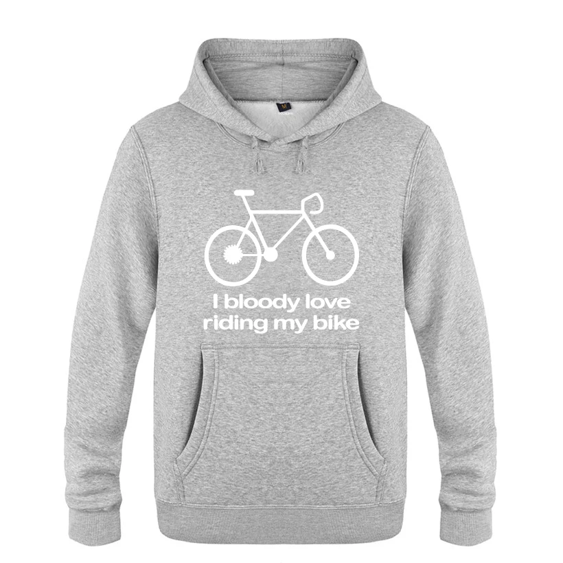 I Bloody Love Riding My Bike-Cyclist Gift толстовки мужские мужские пуловеры флисовые толстовки с капюшоном - Цвет: HUIY BAT