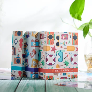 

1Pcs 7 Inch 50 Sheets Interleaf Type Cartoon Photo Albums Mini Children Growth Process Collection Albums