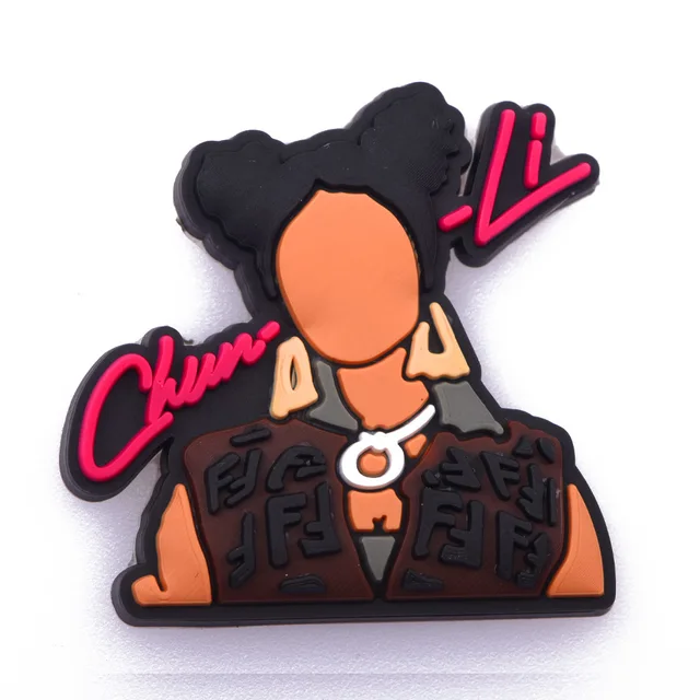 New Arrival 1 Pcs Croc Shoe Charms Cartoon Famous Superstar Clog Shoes Accessories Celebrity Singer Popular Actress Decorations c0047