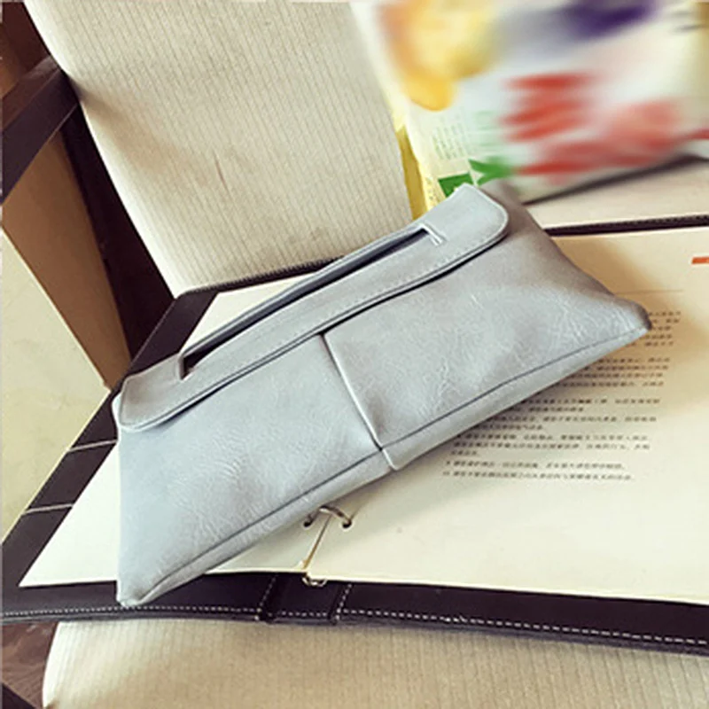 Женская сумка-конверт женская модная сумка клатч из искусственной кожи женские клатчи сумочка Твердая Сумка-конверт
