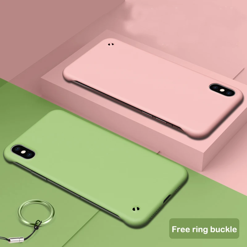 

Ultra Thin Hard Case For iPhone 11 Pro Max X XS XR 8 Plus 7 6 6S iPhone11 Cover Luxury Shockproof With Strap Lanyard Accessories