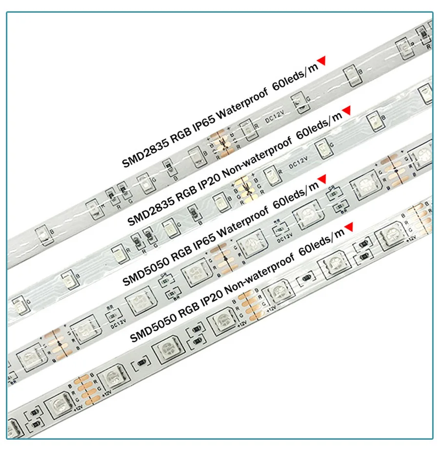 Гибкий DC12V SMD5050 30led/s Led Водонепроницаемый 60led/s пропилен-каучука прокладки с Wifi/24-кнопочный пульт дистанционного управления