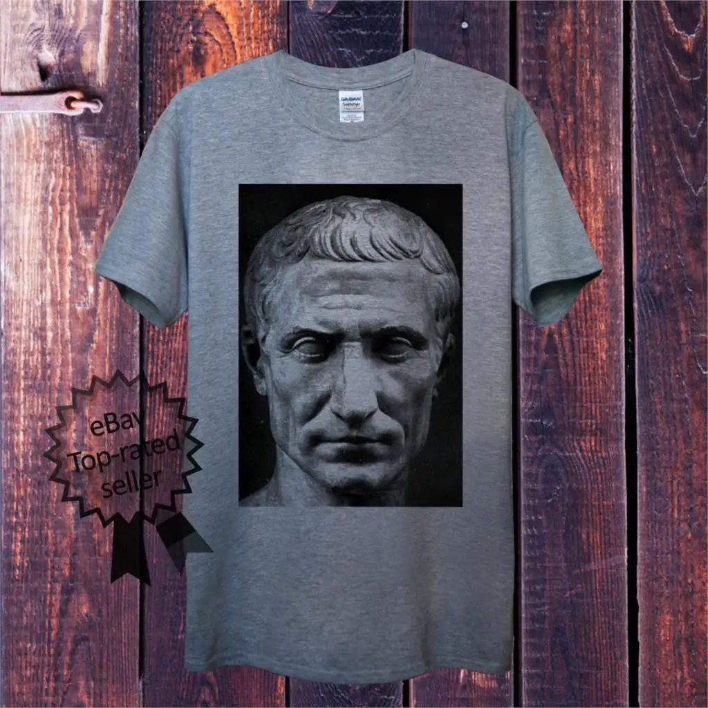 Простая хлопковая Футболка Julius Caesar футболка для мужчин и женщин унисекс Римский