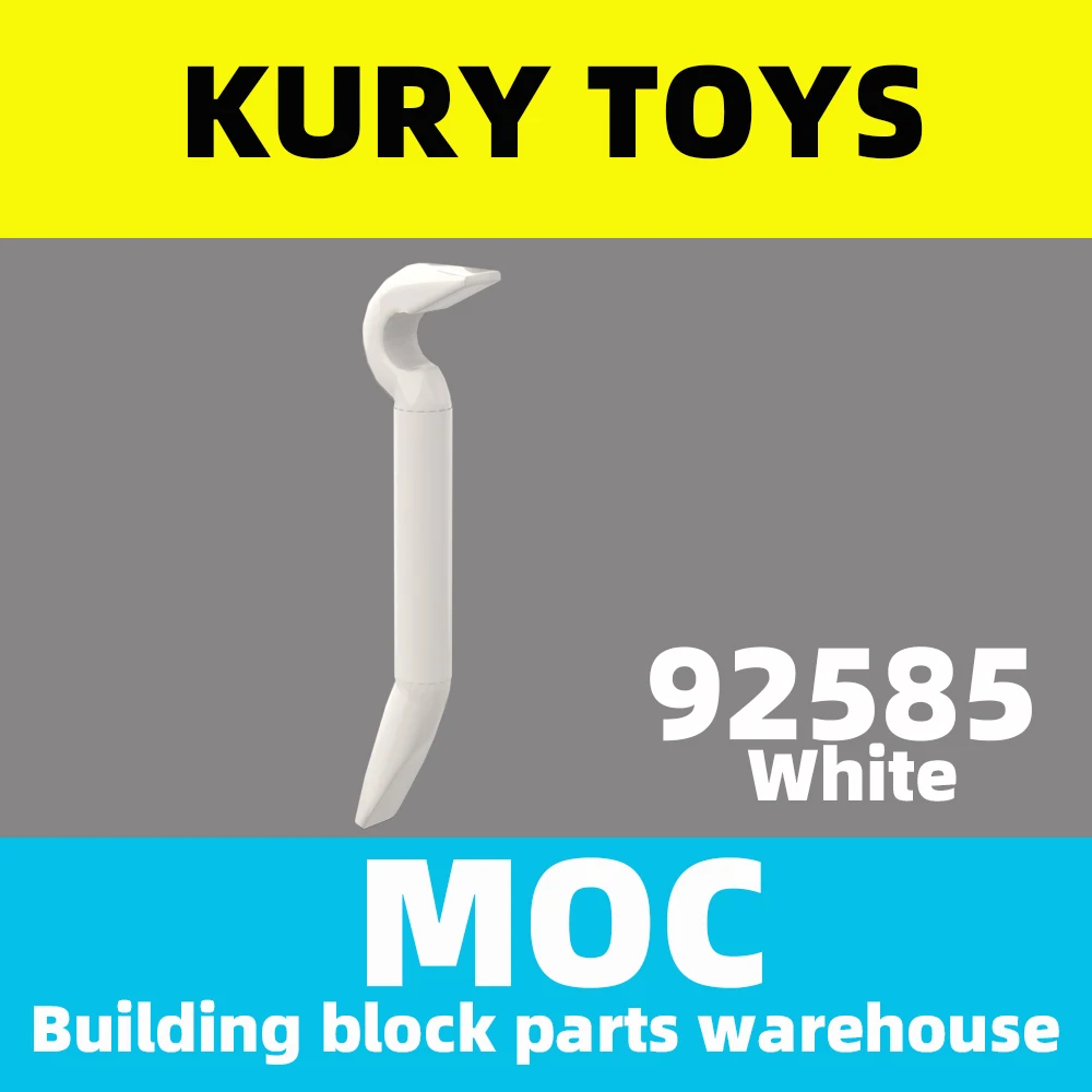

Игрушки Kury «сделай сам», MOC для 92585, детали для сборных блоков, инструмент, лом