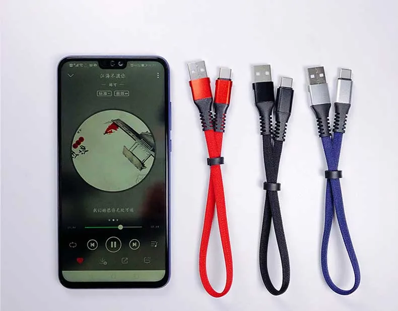 Кабель type c для xiaomi huawei 30 см зарядный кабель для redmi note 8 xiaomi mi a2 usb type c Быстрая зарядка