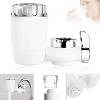 

Portable 2L/min Washable Ceramic Filter Faucet Tap Water Purifier Support Two Water Modes with 7 Interface Connectors Kitchen