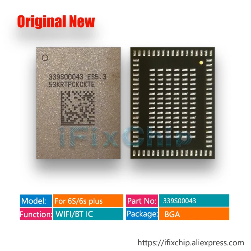 5 шт./лот оригинальный новый bluetooth чип 339S00043 Wi Fi iC для iPhone 6S/6s plus U5200_RF wifi/BT|ic chip|chip