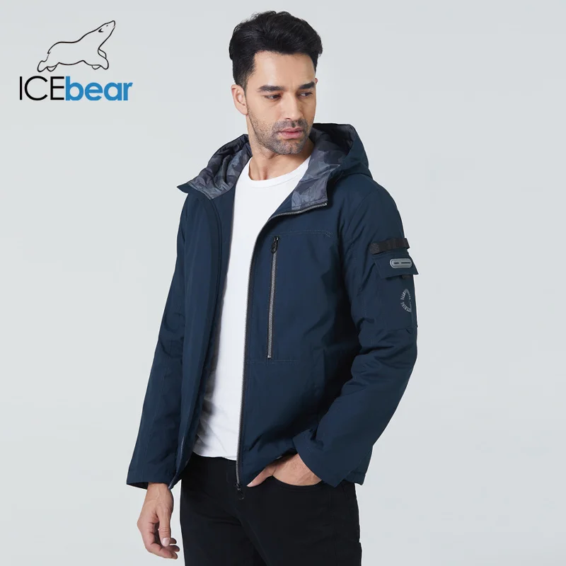 Men's short jacket autumn stylish coat with a hood high-quality men's brand apparel MWC21601I
